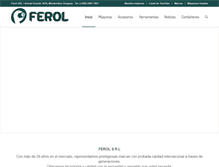 Tablet Screenshot of ferolsrl.com